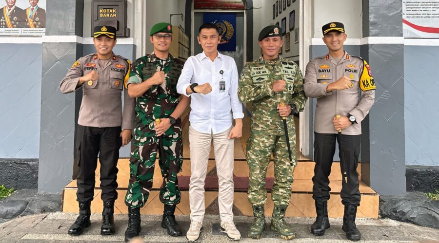 Sinergitas Lapas Jember Dengan TNI/Polri Dalam Pengamanan Kunjungan Khusus Hati Raya