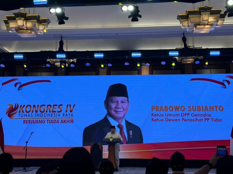 Pesan Prabowo Saat Hadiri Kongres IV PP TIDAR