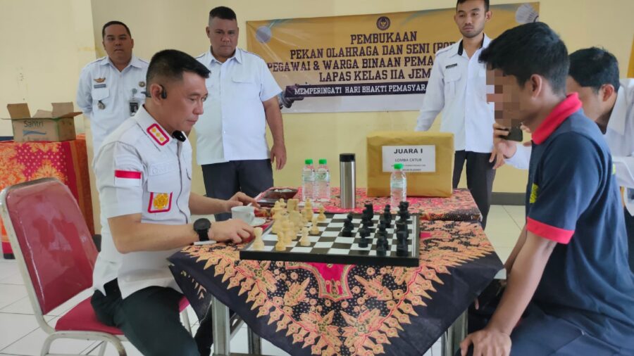 Prestasi dan Kebersamaan Warga Binaan Pemasyarakatan Warnai Puncak Porsenap Lapas Jember