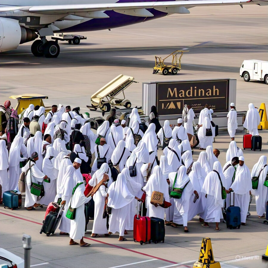 Kloter 04 Jamaah Haji Banjarmasin Telah Berangkat Menuju Madinah