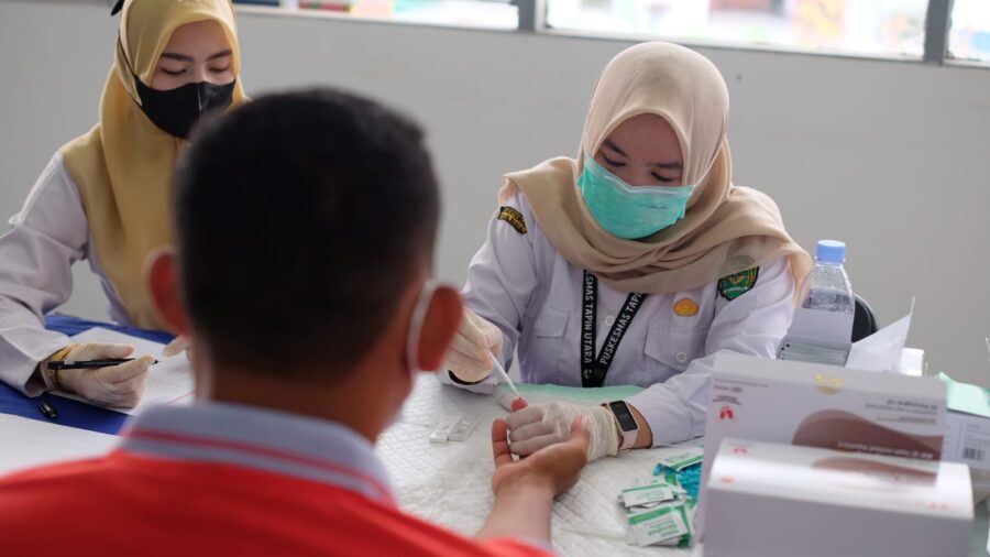 Rutan Rantau Gandeng Dinkes Tapin Gelar Skrining HIV, IMS, TBC, dan Hepatitis
