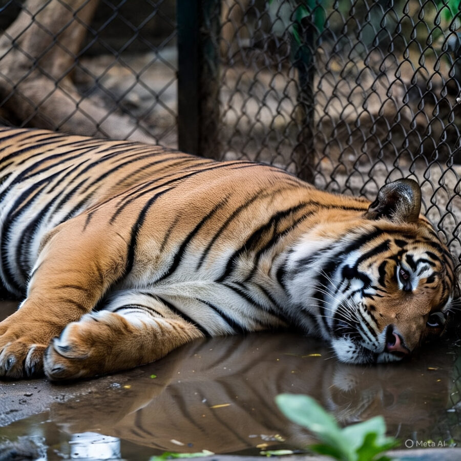 Harimau Sumatera Betina “Si Uni” Milik Kebun Binatang Taman Rimba Jambi Meninggal Dunia