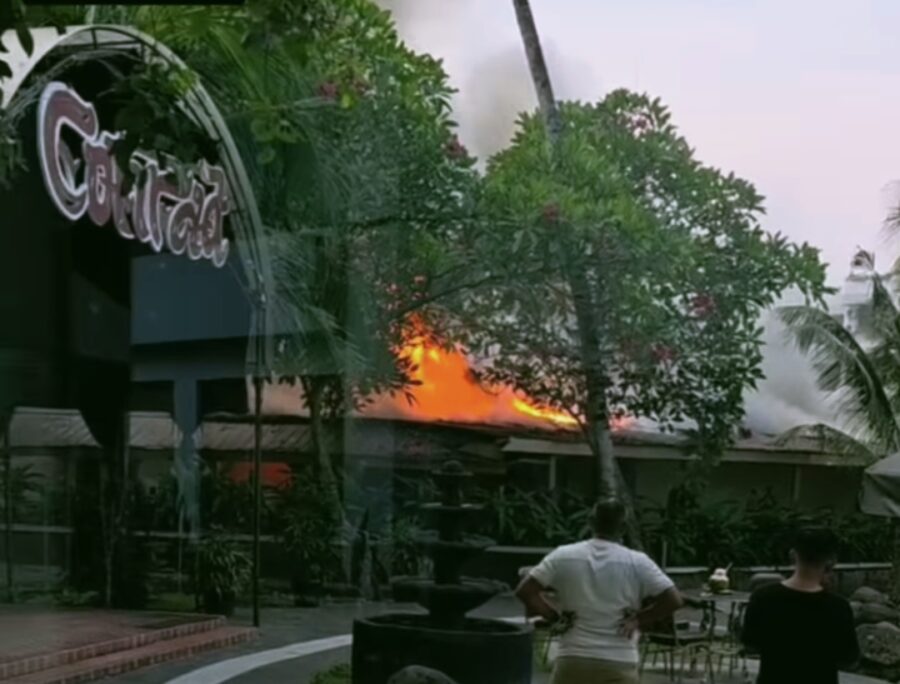Kebakaran Hanguskan Gedung Urban Music Lounge di Areal Hotel Danau Toba Medan