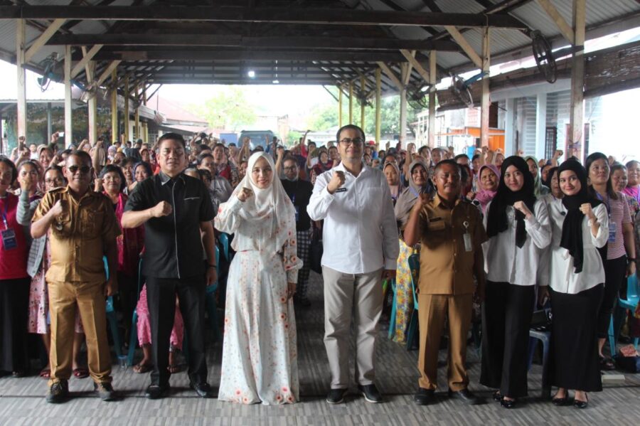Sosialisasi Program Makan Bergizi Gratis bersama Mitra Kerja BGN di Desa Tanjung Keriahan