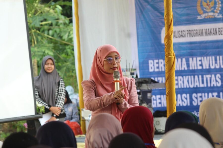 Tim Sosialisasi Program MBG dan DPR RI Hadir di Desa Bela Rakyat Langkat