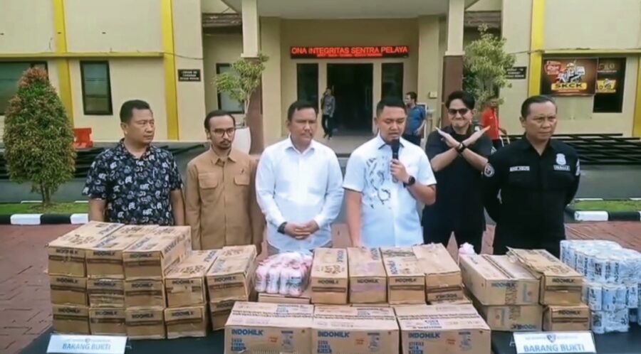 Susu Kemasan Tidak Layak Edar Berhasil Diungkap Polresta Bogor