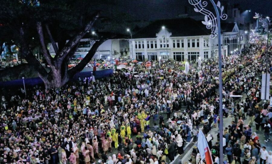 HUT ke-435 Medan dirayakan dengan Parade Budaya, Penonton Membeludak