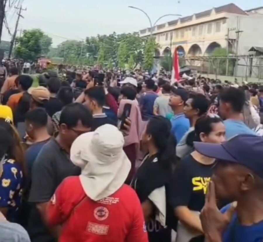 Kepling Dijemput Warga Saat Eksekusi Lahan Tanjung Mulia