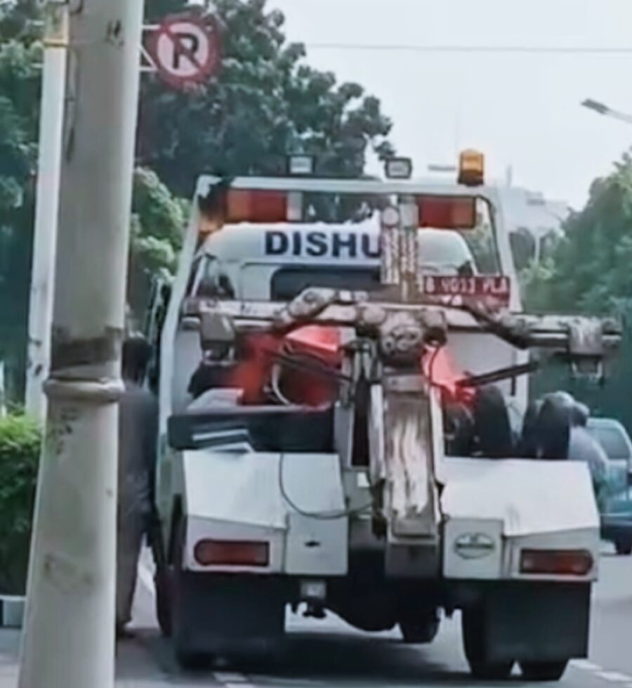 Kasian Supir Bajaj Dipungli Dishub