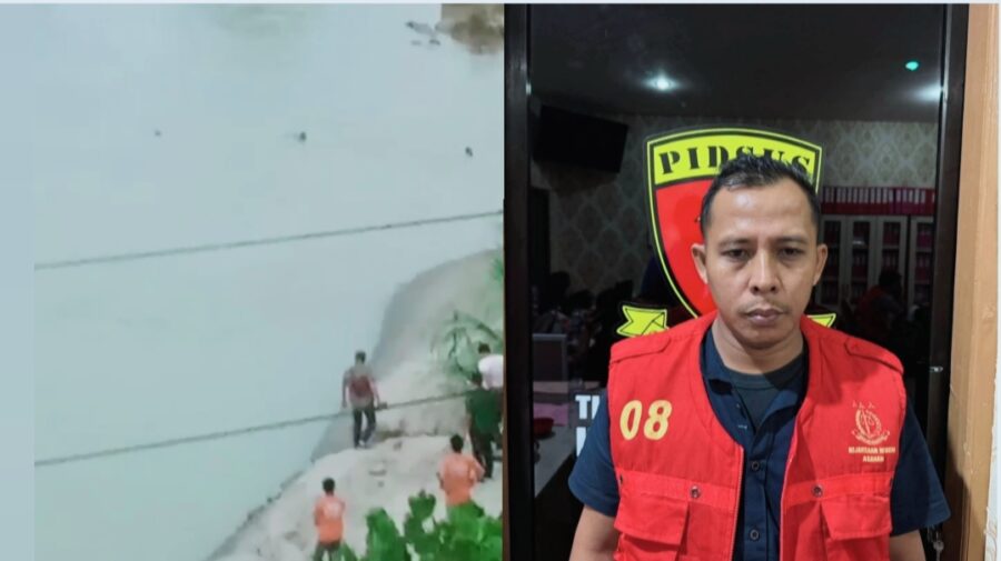 Kades Lompat Ke Sungai Saat Dikejar Staf Pidsus Kejaksaan