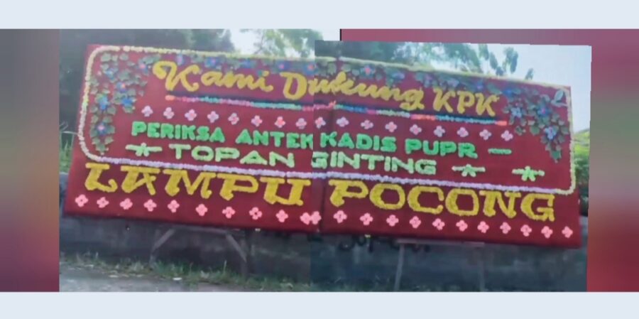 Doa Lampu Pocong Maqbul Tahun Ini, Papan Bunga Bukti Dukungan Warga