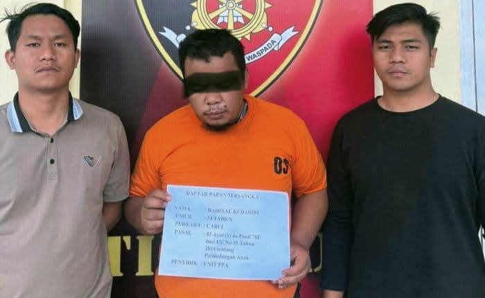 Polres Dairi Amankan Pelaku Pelecehan Seksual terhadap Pelajar SMA di Sidikalang