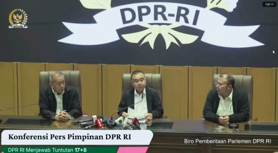 DPR RI Keluarkan Enam Keputusan Tanggapi Tuntutan 17+8 dari Berbagai Kalangan