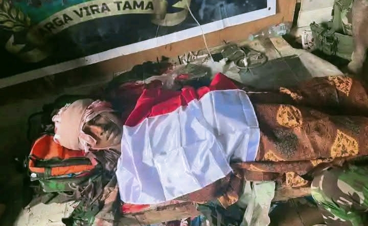 Pos pantau Satgas Pamtas Yonif 753/AVT di Serang, Satu Prajurit Gugur