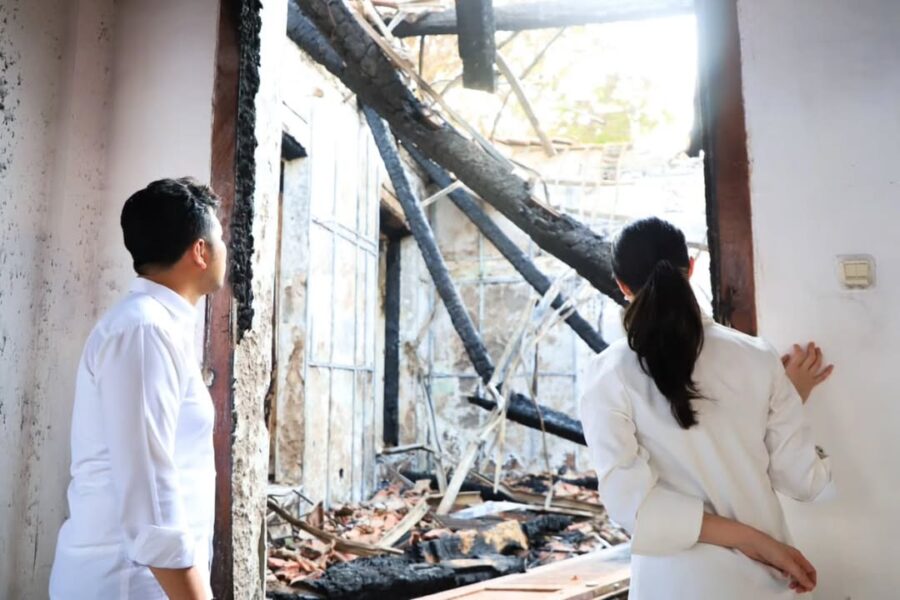 Ucapan Semangat Arumi Bachsin Usai Kantor Emil Dardak Dibakar Masa