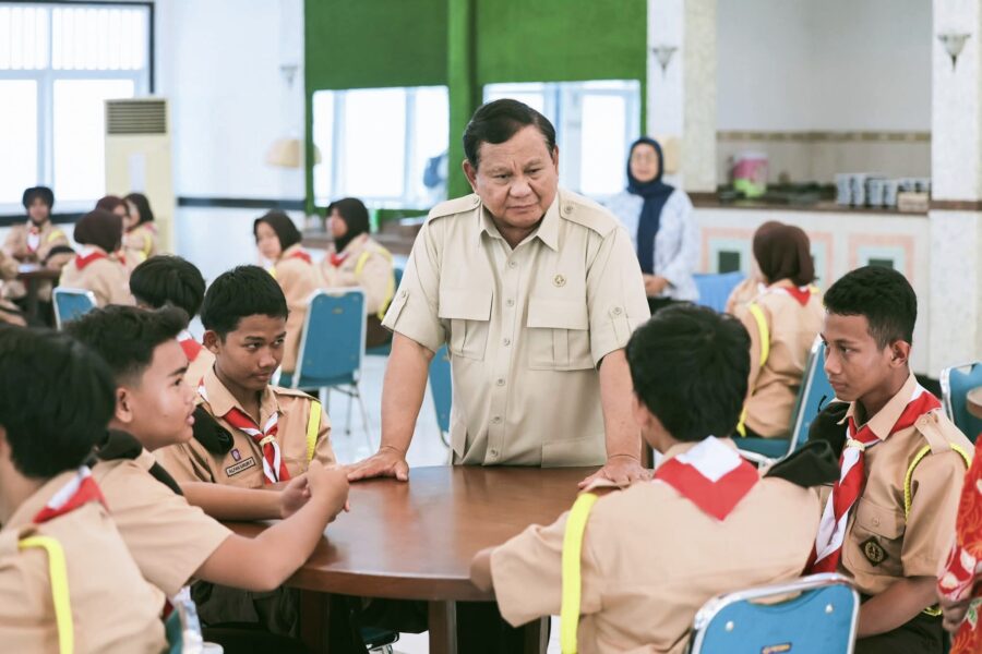 Siswa Betah Disekolah Rakyat, Saat Presiden Bertanya
