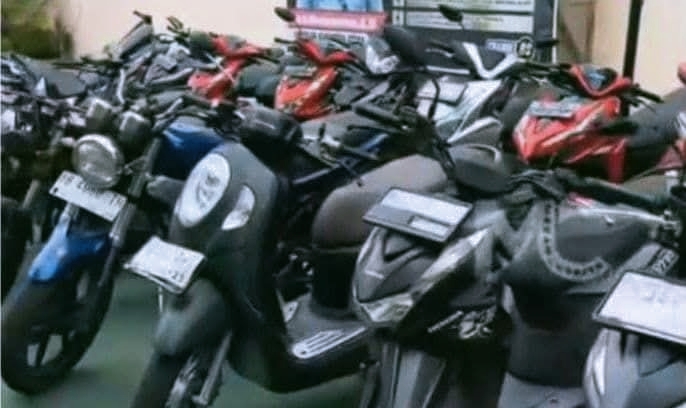 Polsek Medan Timur Amankan 41 Sepeda Motor Tanpa Dokumen Lengkap