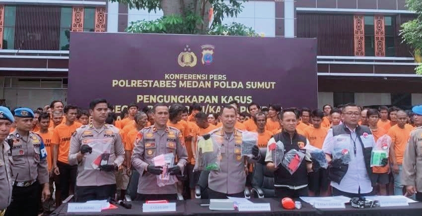 Ungkap Kasus Kriminal di Medan, Salah Satunya Rayap Besi