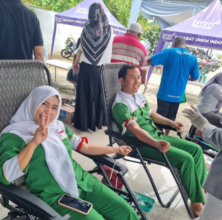 Peserta Donor Darah Membeludak Dapat Semangkok Mie Ayam dan Layanan Kesehatan Gratis