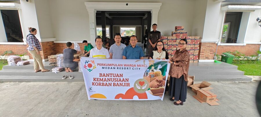 PWM Merci Salurkan Bantuan ke Warga Sekitar yang Terdampak Banjir