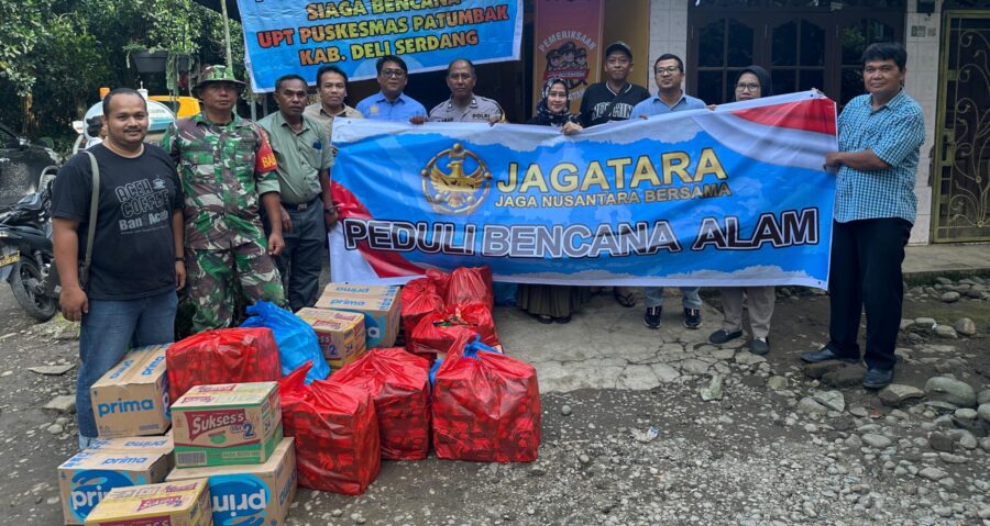 JAGATARA Salurkan Bantuan ke Posko Puskesmas Patumbak