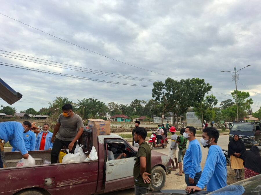 Jagatara Terobos Aceh Tamiang Pasca Banjir dan Longsor Kirim Bantuan