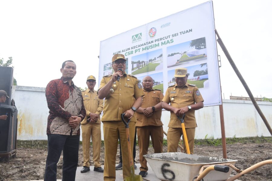 Pembangunan Alun-Alun Percut Sei Tuan Kolaborasi Pemerintah, Swasta & Masyarakat