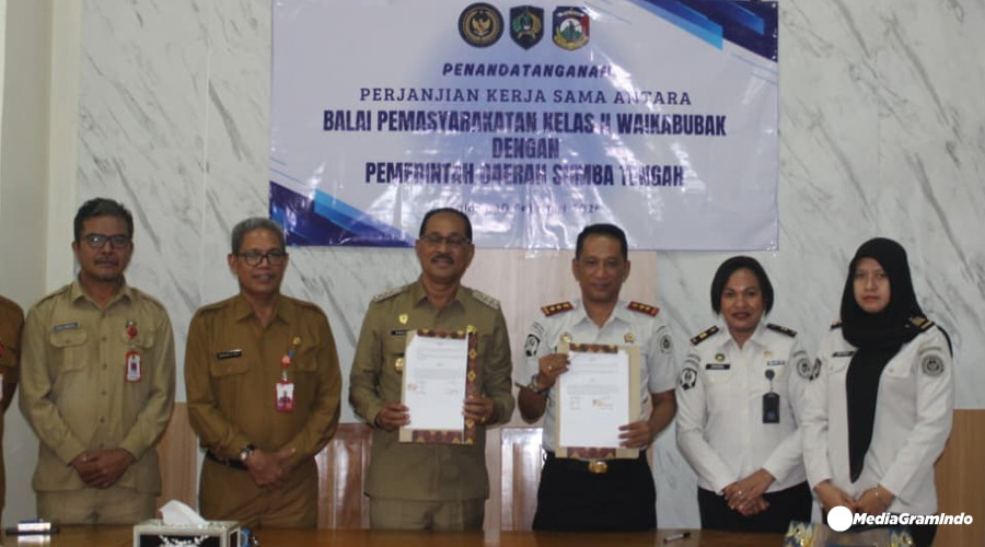 Ekspansi Keadilan Restoratif, Bapas Waikabubak Melakukan PKS Dengan Pemda Sumba Tengah Terkait Pidana Kerja Sosial