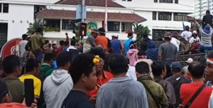 Massa Aksi Tolak Surat Edaran Pemko Medan tentang Daging Babi, Desak Dicabut