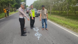 Polres Simalungun Tangani Laka Lantas Maut Satu Tewas