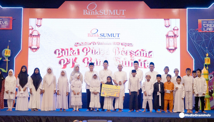 Buka Puasa Bersama, Dirut Bank Sumut Ajak Pegawai Naik Kelas dari Dalam