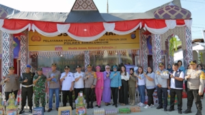 Bupati dan Wakil Bupati Simalungun Tinjau Posko Keamanan Perayaan Idul Fitri 1447 H/2026 M
