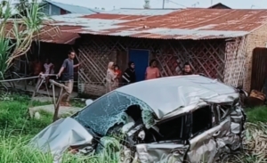 Kecelakaan Kereta Api dan Mobil di Desa Sei Buluh, Kabupaten Serdang Bedagai