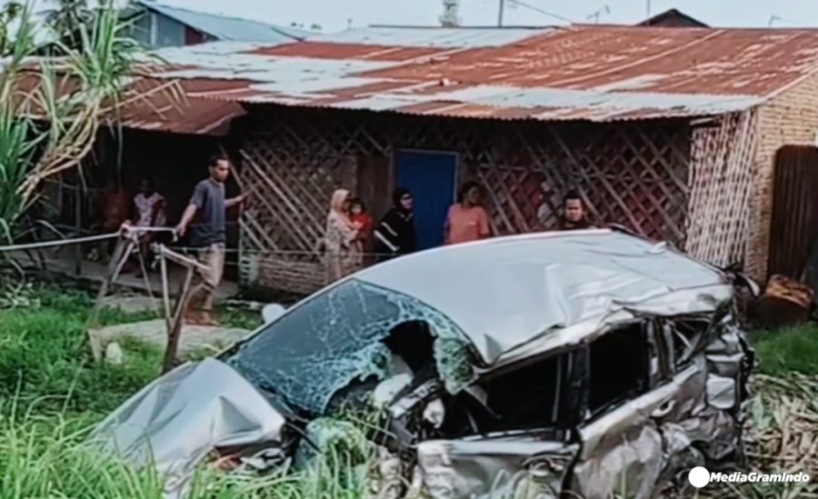 Kecelakaan Kereta Api dan Mobil di Desa Sei Buluh, Kabupaten Serdang Bedagai