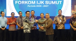Dirut Bank Sumut Heru Mardiansyah Pimpin Forkom IJK Sumut 2026–2027