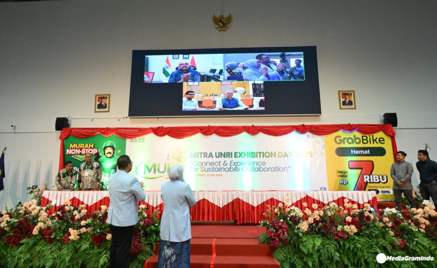 Penandatanganan MoU antara Universitas Nalanda dan Universitas Riau Secara Virtual