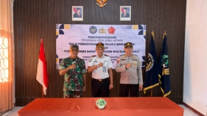MoU Bapas Waiakabubak Bersama Polres dan Kodim Bentuk Kelompok Pengawasan Warga Binaan