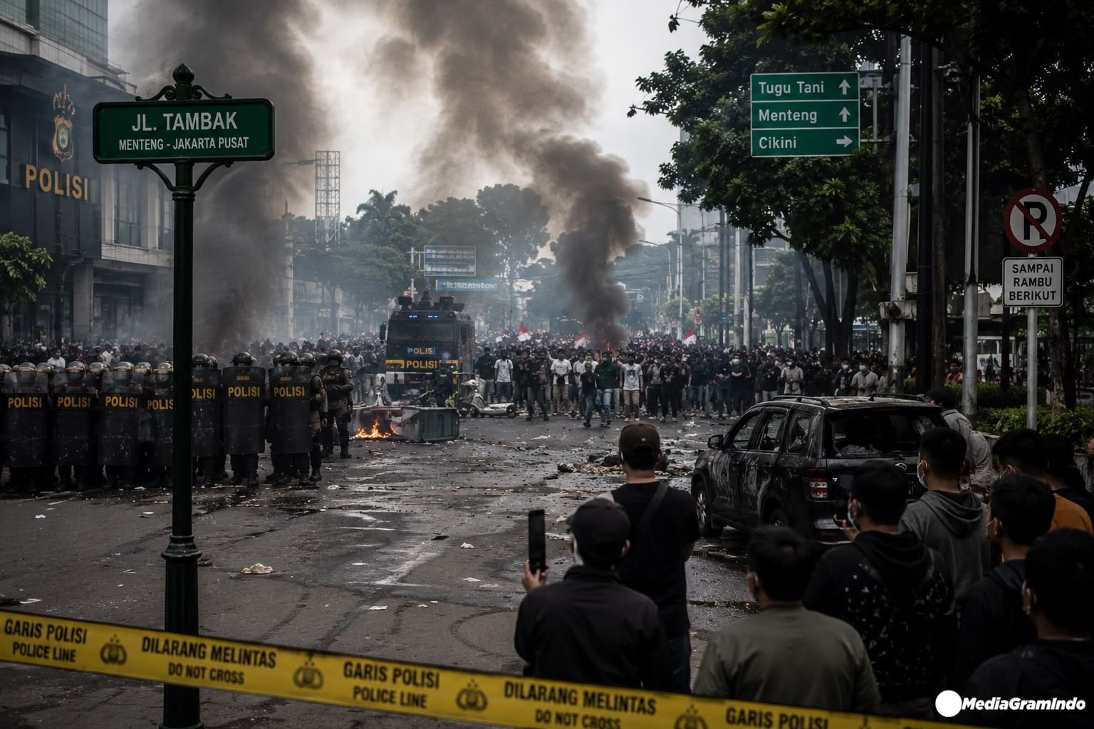 Polisi Tetapkan Tujuh Tersangka Bentrokan Maut di Menteng, Kasus Dibagi dalam Dua Perkara