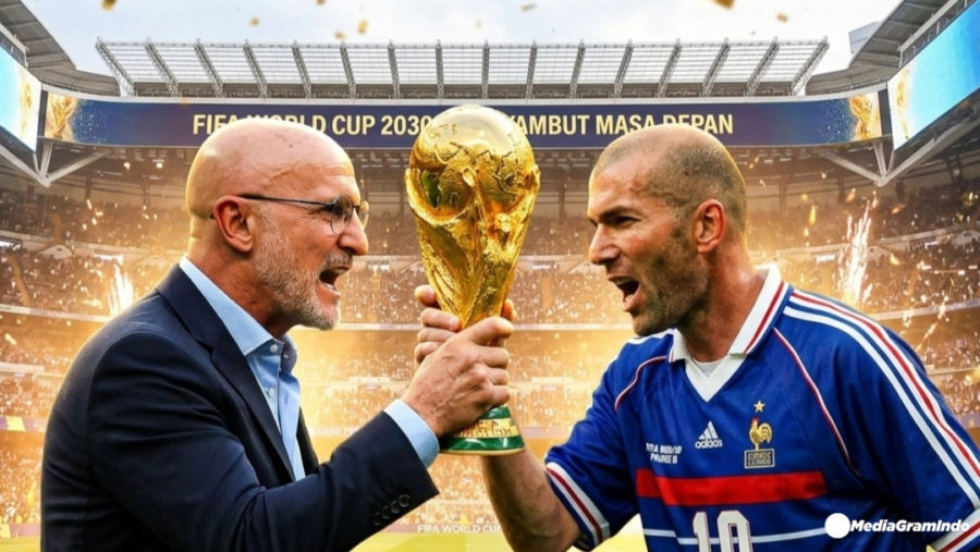 Peta Baru Sepak Bola Dunia Dimulai, Luis De La Fuente dan Zidane
