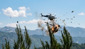 Dua Helikopter Pemadam Kebakaran Bertabrakan di Yunani