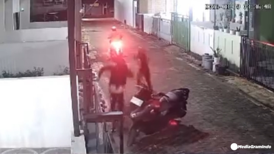 Seorang Warga Kejar Tiga Pelaku Curanmor di Marendal