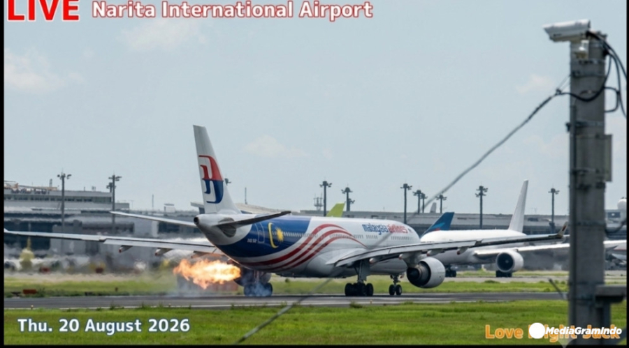 Malaysia Airline MH89 Gagal Takoff di Bandara Narita, Penumpang Selamat