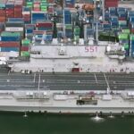 Kapal Induk Pertama Indonesia Tiba di Tanjung Priok Jakarta