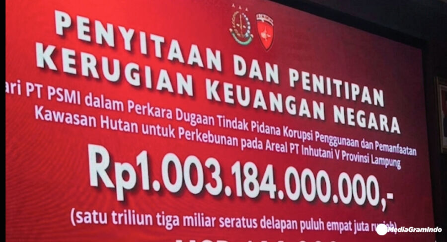 Kejagung Sita Uang Rp 1 Triliun Kasus Korupsi Hutan