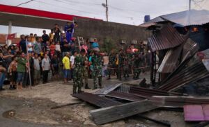 Kebakaran Hebat di Sebelah SPBU, 1 Korban Meninggal Sidikalang