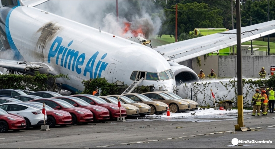 Kecelakaan Pesawat Kargo Boeing 767 di Bandara Internasional Miami Tewaskan 5 Orang