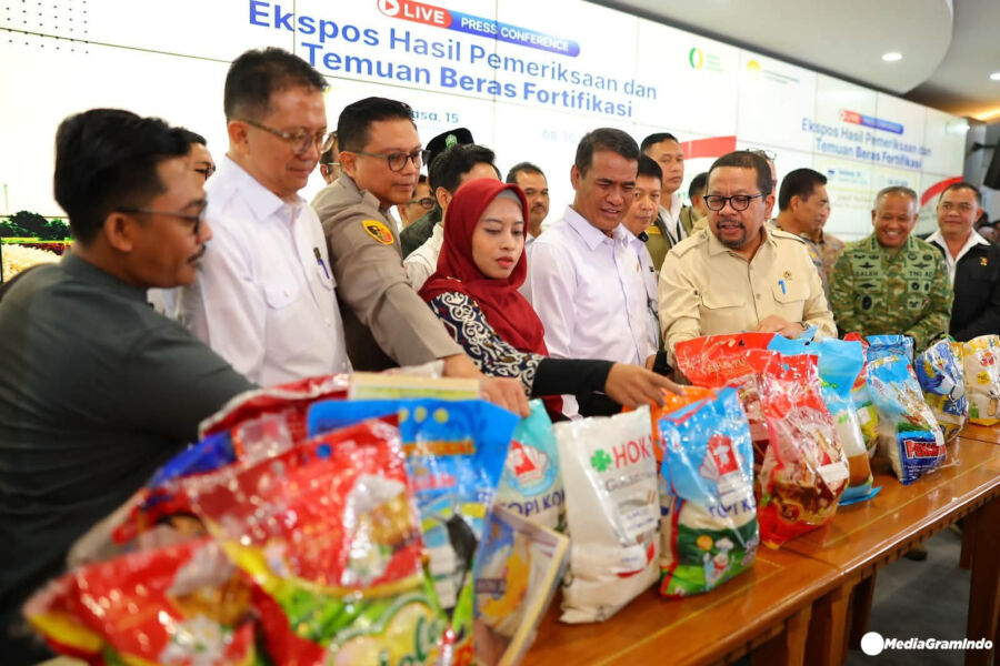 25 Merek Beras Premium Bermasalah Kementerian Pertanian Minta di Proses Hukum