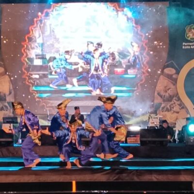 Rico Waas Main Gendang Melayu Deli di Pembukaan Pekan Budaya Medan 2026