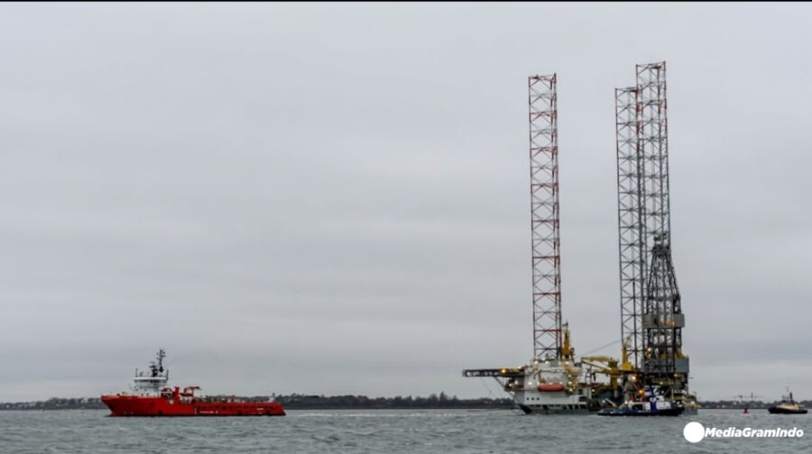 Kapal Apung Pengeboran Minyak Lepas Pantai Tenggelam, Satu Korban Jiwa di Gabon