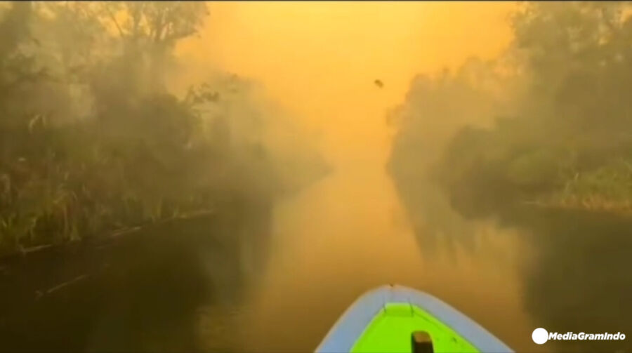 Kabut Asap Selimuti Kalteng dan Palembang, 473 Hotspot di OKI